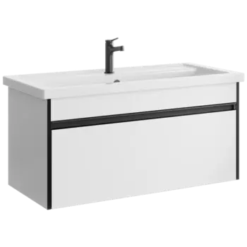 Тумба под раковину Aqwella Urban 100 URB0110W, белый