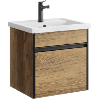 Тумба под раковину Aqwella Urban 50 URB0105DB, дуб балтийский