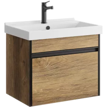 Тумба под раковину Aqwella Urban 60 URB0106DB, дуб балтийский