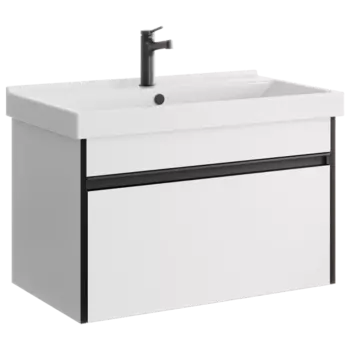 Тумба под раковину Aqwella Urban 80 URB0108W, белый