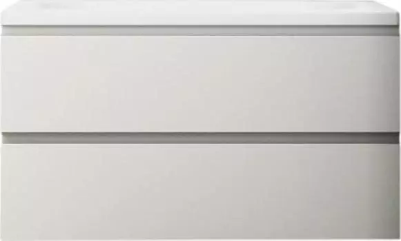 Тумба под раковину Art&Max Bianchi 100 AM-Bianchi-1000-2C-SO-BL, белый глянец