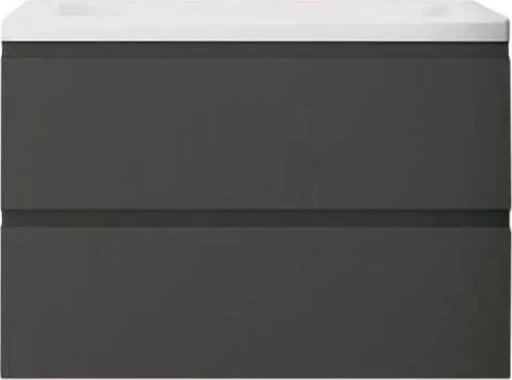 Тумба под раковину Art&Max Bianchi 75 AM-Bianchi-750-2C-SO-GM, серый матовый