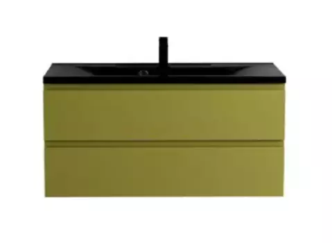 Тумба под раковину Art&Max Bianchi AM-Bianchi-1000-2C-SO-OM оливковый