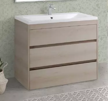 Тумба под раковину Art&Max Family 100 Family-1000-3C-PIA-PB, бежевый