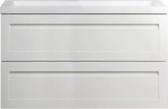 Тумба под раковину Art&Max Platino 100 AM-Platino-1000-2C-SO-BL, белый глянец