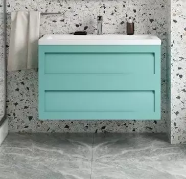 Тумба под раковину Art&Max Platino 90 AM-Platino-900-2C-SO-MM, мятный матовый