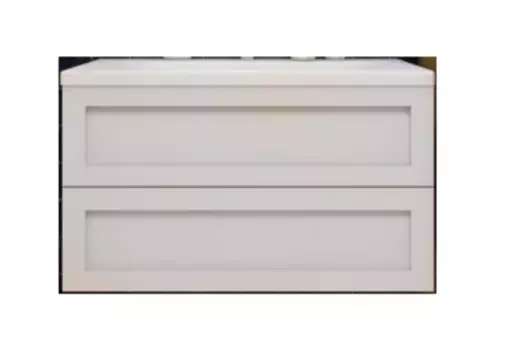 Тумба под раковину Art&Max Platino AM-Platino-900-2C-SO-BM-Cer белый