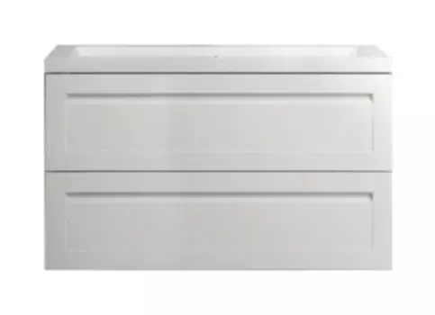 Тумба под раковину Art&Max Platino AM-Platino-900-2C-SO-BL-Cer белый