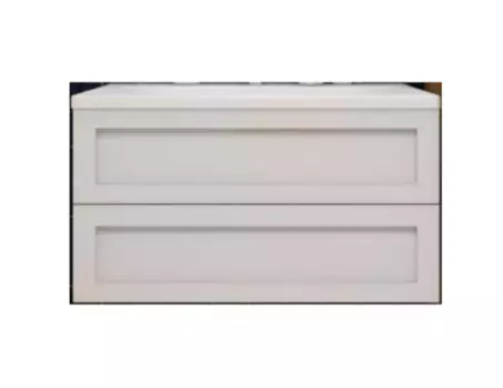 Тумба под раковину Art&Max Platino AM-Platino-1000-2C-SO-BM-Cer белый