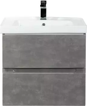 Тумба под раковину Art&Max Techno 60 AM-Techno-600-2C-SO-FC305, айс какао