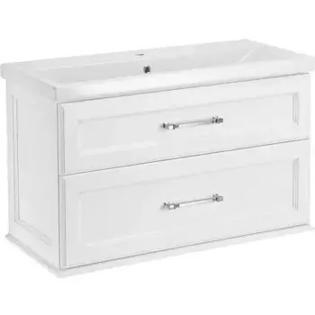 Тумба под раковину ASB-Woodline Венеция 11956 белый