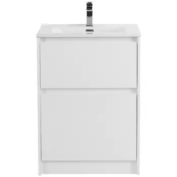 Тумба под раковину BelBagno KRAFT-600-2C-PIA-BO 60 см, Bianco Opaco