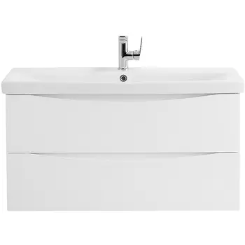 Тумба под раковину BelBagno MARINO-CER-1000-2C-SO-BL-P 100 см, Bianco Lucido