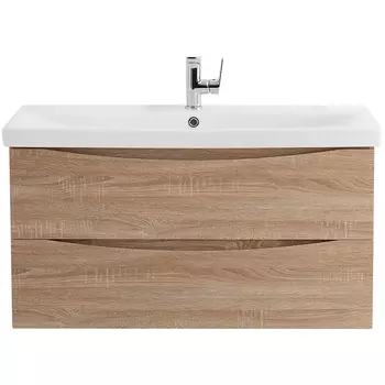 Тумба под раковину BelBagno MARINO-CER-1000-2C-SO-WO-P 100 см, Rovere Bianco