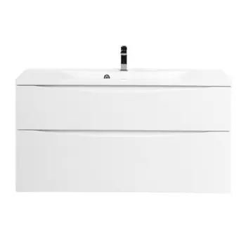 Тумба под раковину BelBagno MARINO-H60-1000-2C-SO-BL-P 100 см, Bianco Lucido