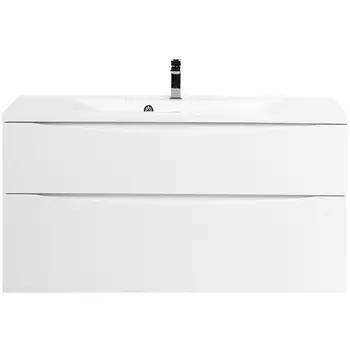Тумба под раковину BelBagno MARINO-H60-1100-2C-SO-BL-P 110 см, Bianco Lucido