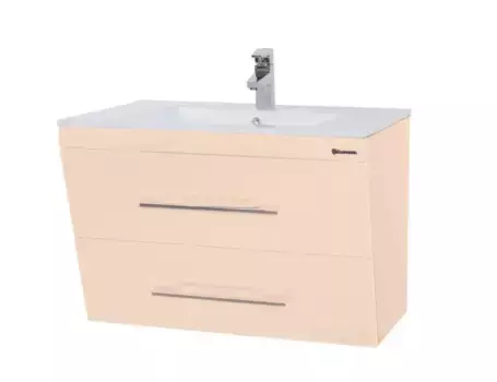 Тумба под раковину Bellezza Берта 4635212510076 красный, бежевый, белый, черный