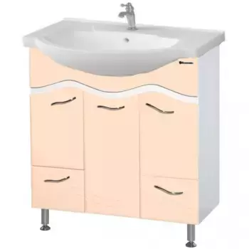 Тумба под раковину Bellezza Мари 4632912000227 бежевый, белый