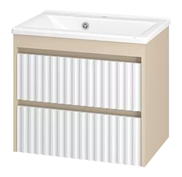 Тумба под раковину Brevita Balaton 65 BAL-06065-03-012Я белый, бежевый