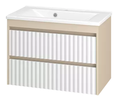 Тумба под раковину Brevita Balaton 80 BAL-06080-03-012Я белый, бежевый