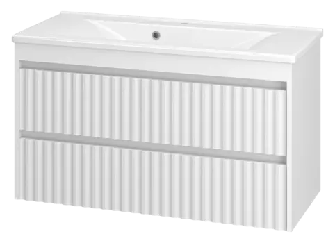 Тумба под раковину Brevita Balaton BAL-06100-01-01П2Я белый