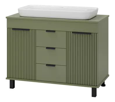 Тумба под раковину Brevita Enfida ENF-06100-0843Я зеленый