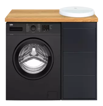 Тумба под раковину Brevita Grafit 40 GRA-01040-013Я