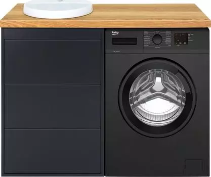 Тумба под раковину Brevita Grafit 60 см GRA-01060-013Я