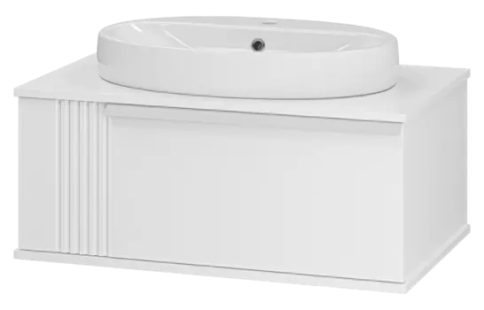 Тумба под раковину Brevita Savoy SAV-09080-0101Я белый