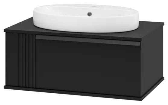 Тумба под раковину Brevita Savoy SAV-09080-0301Я черный