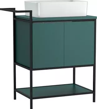Тумба под раковину Cersanit Botanique 80 63014 зеленый