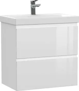 Тумба под раковину Cersanit Moduo Slim 64125, белый глянец