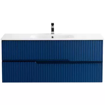 Тумба под раковину Cezares 120 DUET-1200-2C-SO-SPF-P синий