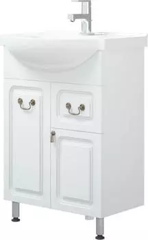 Тумба под раковину Corozo Элегия Ретро 60 Z1 SD-00000010 Белая