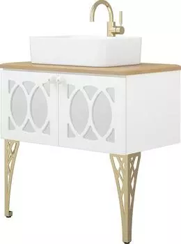 Тумба под раковину Corozo Таормина 85 SD-00000646, белый