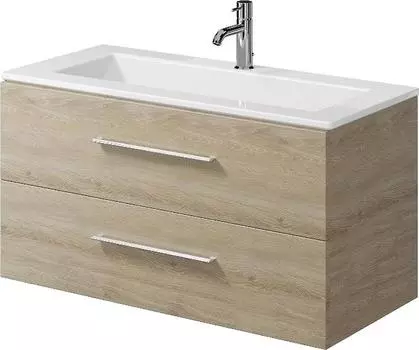 Тумба под раковину Creto Ares 100 10-1105D, светлое дерево