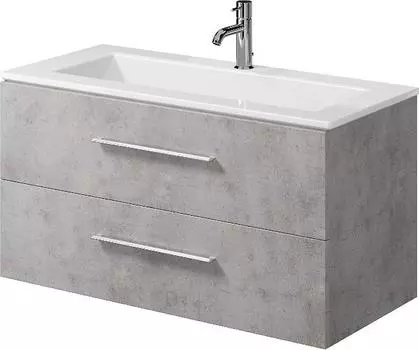Тумба под раковину Creto Ares 100 10-1105B, серый бетон