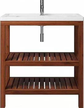 Тумба под раковину Creto Provence 85 9-1008W, светлое дерево