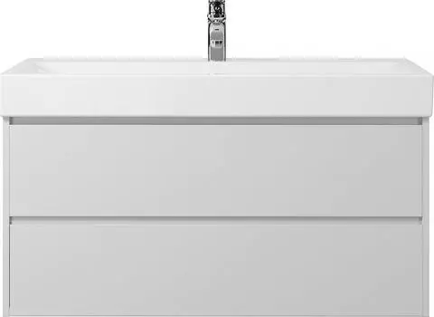 Тумба под раковину Creto Scala 100 3-1079W, белый глянец