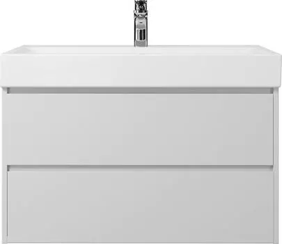 Тумба под раковину Creto Scala 80 3-1078W, белый глянец