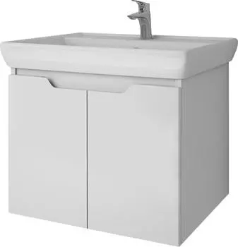 Тумба под раковину Dreja Q Plus (D) 60 99.1001, белый глянец