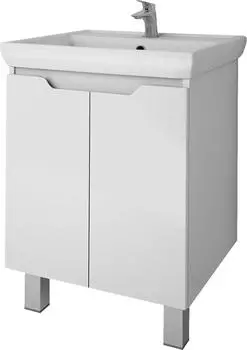 Тумба под раковину Dreja Q Plus (D) 55 99.1008, белый глянец