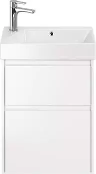 Тумба под раковину Dreja Slim 55 99.0400, белый глянец