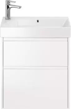Тумба под раковину Dreja Slim 65 99.0401, белый глянец