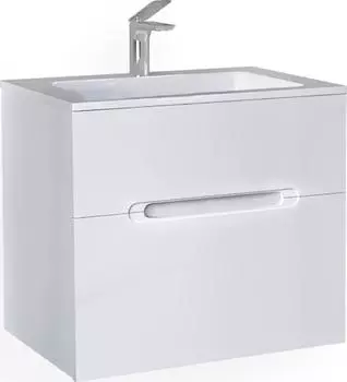 Тумба под раковину Jorno Modul 65 Mоl.01.62/P/W подвесная белая