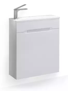 Тумба под раковину Jorno Modul Mol.01.60/P/W/JR белый