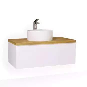 Тумба под раковину Jorno Solis SolN.01.100/P/W/JR белый