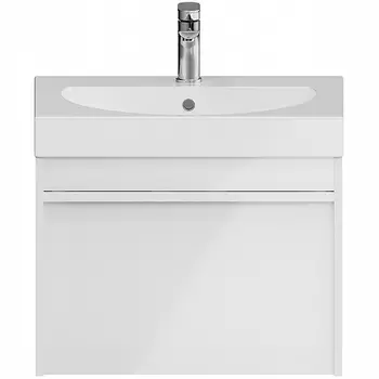 Тумба под раковину Kerama Marazzi Modula 60 MO.60.1+1\WHT подвесная Белая глянцевая