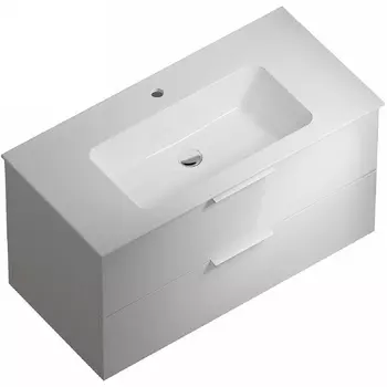 Тумба под раковину Kerama Marazzi Piano 95 PI.F.95\WHT подвесная Белая глянцевая