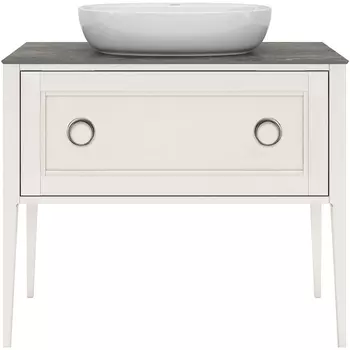 Тумба под раковину Kerama Marazzi Plaza Classic Neo 100 PL.CN.100.1+1\WHT.M Белая матовая